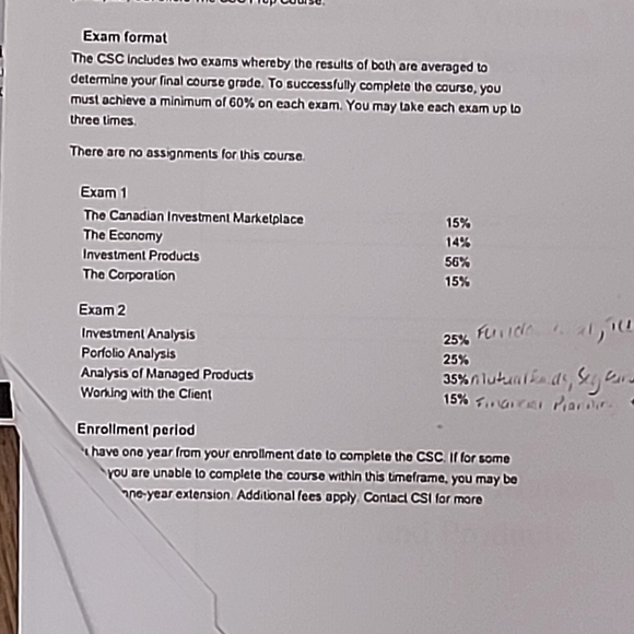 Canadian Securities Course Material - Picture 2 of 7